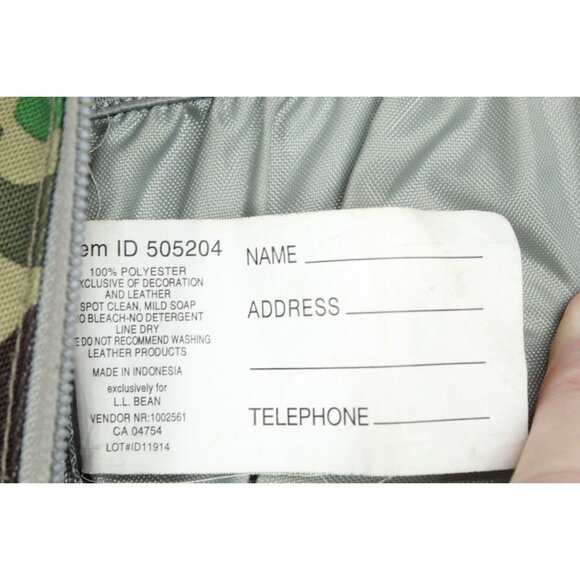 LL Bean Unisex Kids Bean Explorer Trail School Backpack 25L Camo Print - Picture 10 of 10